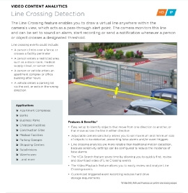 Line Crossing Detection in Chino,  CA